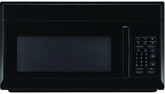 Photo 1 of 1.6 cu. ft. Over the Range Microwave in Black