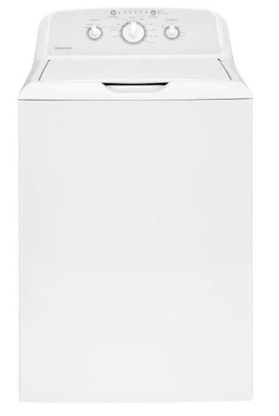 Photo 1 of (MULTIPLE LG/SM DENTS&SCRATCHES; BENT TUBE) 
HotPoint 3.8 cu. ft. White Top Load Washing Machine with Stainless Steel Tub