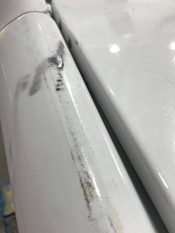 Photo 5 of (MULTIPLE LG/SM DENTS&SCRATCHES; BENT TUBE) 
HotPoint 3.8 cu. ft. White Top Load Washing Machine with Stainless Steel Tub