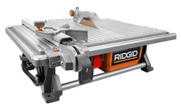 Photo 1 of 
RIDGID 6.5 Amp Corded 7 in. Table Top Wet Tile Saw