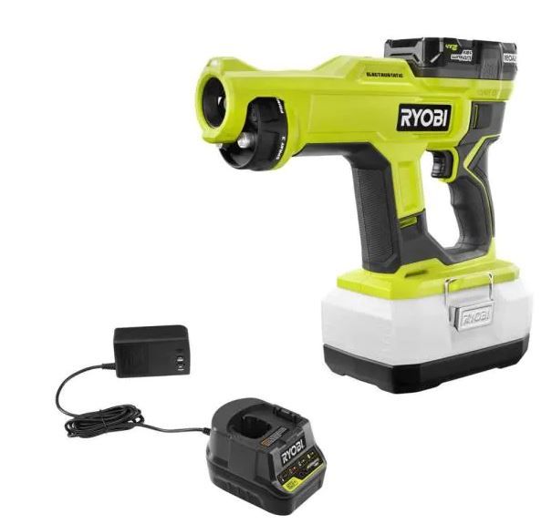 Photo 1 of (MISSING BATTERY/CHARGER) 
ONE+ 18V Cordless Handheld Electrostatic Sprayer Kit 
