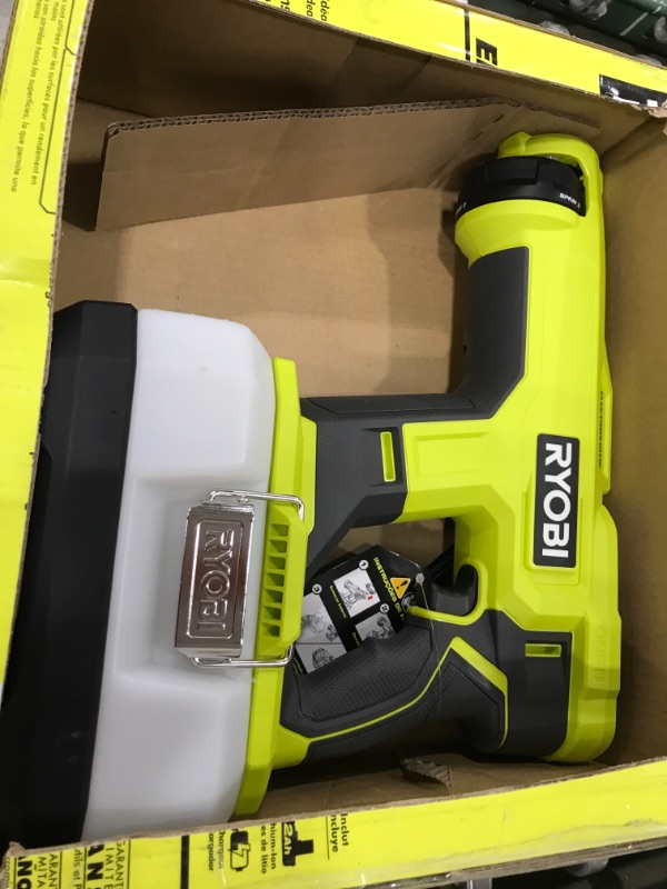 Photo 1 of (MISSING BATTERY/CHARGER) 
ONE+ 18V Cordless Handheld Electrostatic Sprayer Kit 
