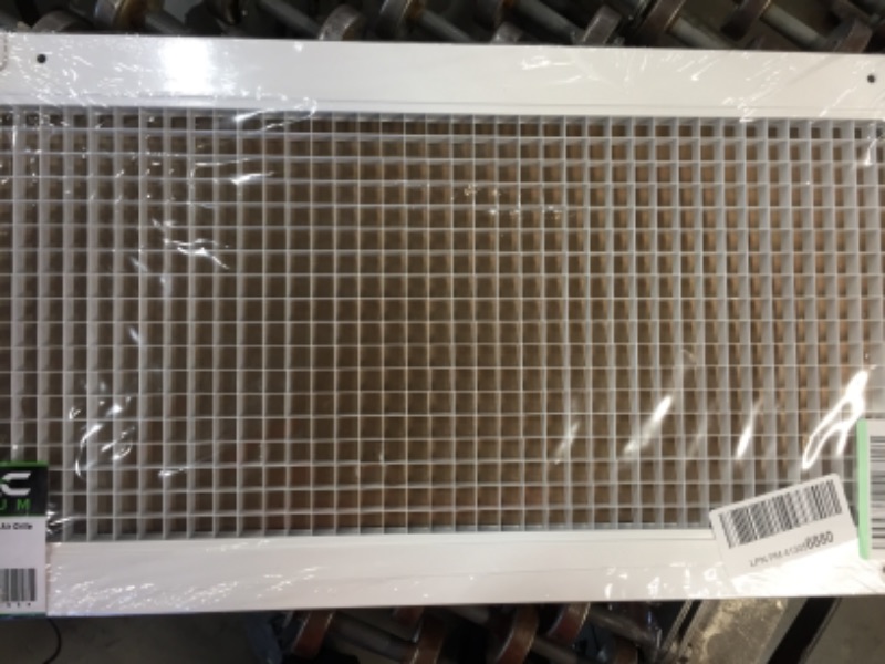 Photo 3 of 10"X22" Cube Core Eggcrate Return Air Grille - Aluminum Rust Proof - HVAC Vent Duct Cover - White 