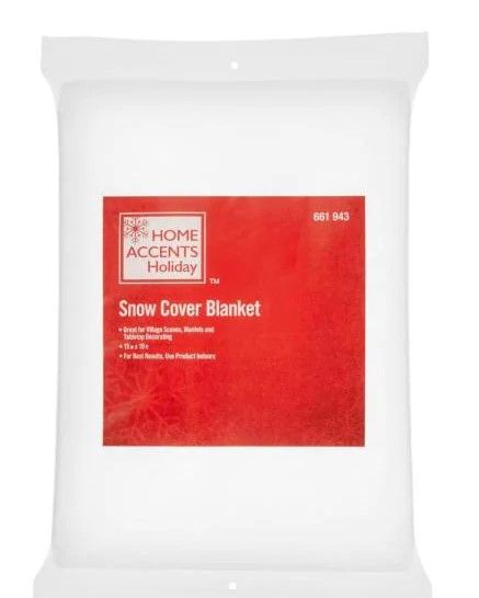 Photo 1 of SNOW BLANKET/FLUFF BUNDLE
15 in. x 10 ft. Snow Cover Blanket
16 oz. Decorative Snow Fluff
