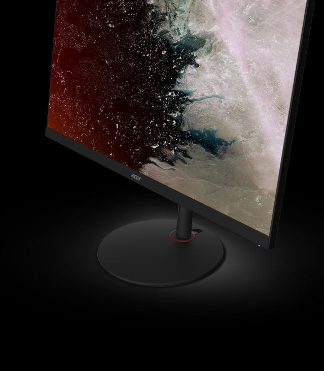 Photo 1 of Acer Nitro XV272U Pbmiiprzx 27" WQHD (2560 x 1440) IPS G-SYNC Compatible Monitor, 144Hz, 1ms VRB, VESA Certified DisplayHDR400, DCI-P3, Delta E<2 ***MISSING PWER CORD
