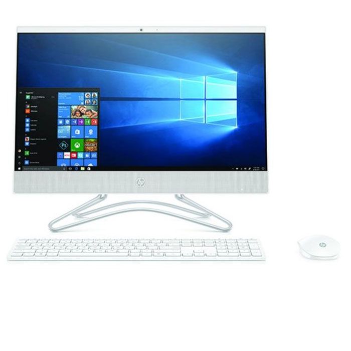 Photo 1 of ** UNABLE TO TEST/ NO POWER CORD/ LIKE NEW 
2018 HP All-in-One 19.5" HD+ Display High Performance Desktop PC, Intel Celeron J3060 Processor 4GB Memory 500GB Hard Drive DVD Drive Wired Keyboard + Mouse Windows 10 Home - Snow White
