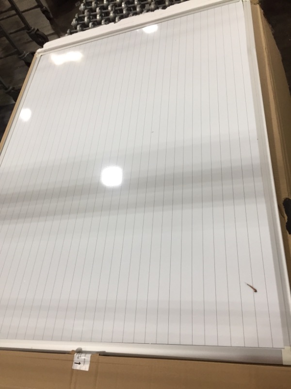 Photo 1 of 47 BY 36IN LINED WHITE BOARD