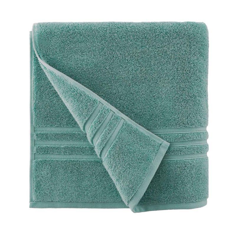 Photo 1 of 4 PACK Home Decorators Collection Turkish Cotton Ultra Soft Bath Towel in Aloe
