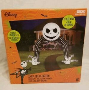 Photo 1 of ? Jack Skellington Inflatable Arch ? Halloween Yard Decor OPEN BOX
