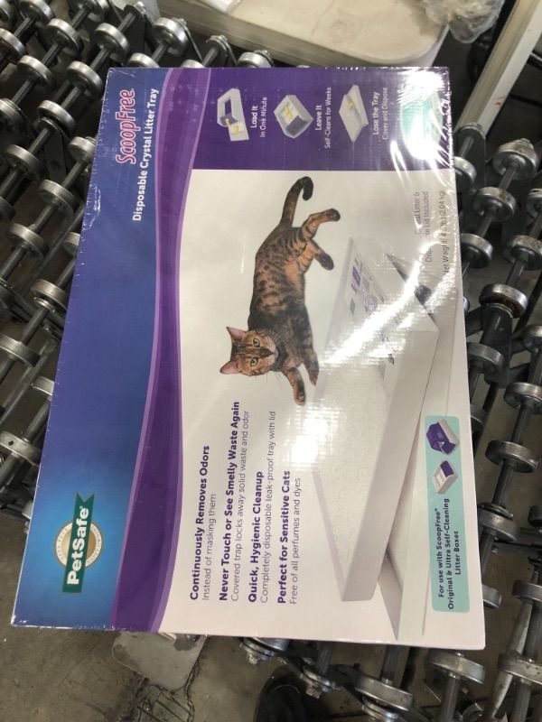 Photo 2 of ScoopFree Sensitive Unscented Non-Clumping Crystal Cat Litter, 1 count