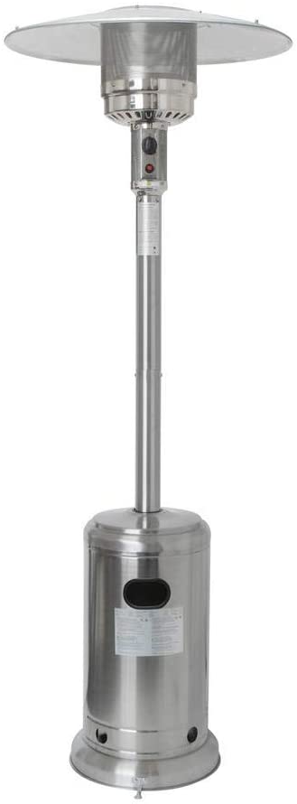 Photo 1 of (stock photo for reference only not exact product )
Hampton Bay 48000 Btu Stainless Steel Patio Heater