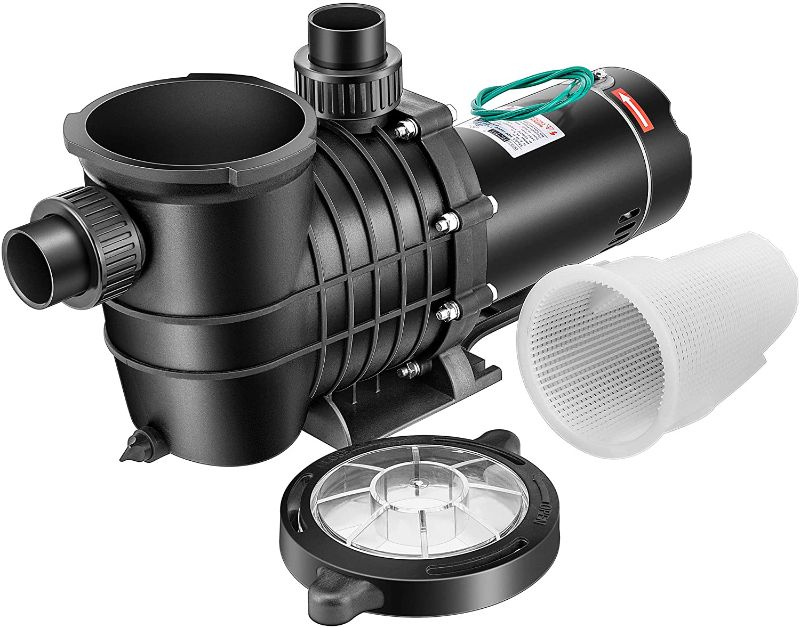 Photo 1 of VIVOHOME 2.0 HP 6800 GPH Powerful Self Primming Dual Voltage in/Above Ground Swimming Pool Pump with Strainer Basket

