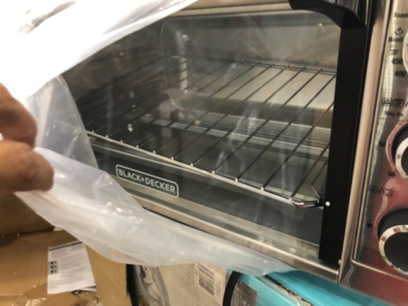 Photo 2 of BLACK+DECKER TO3240XSBD 8-Slice Extra Wide Convection Countertop Toaster Oven,