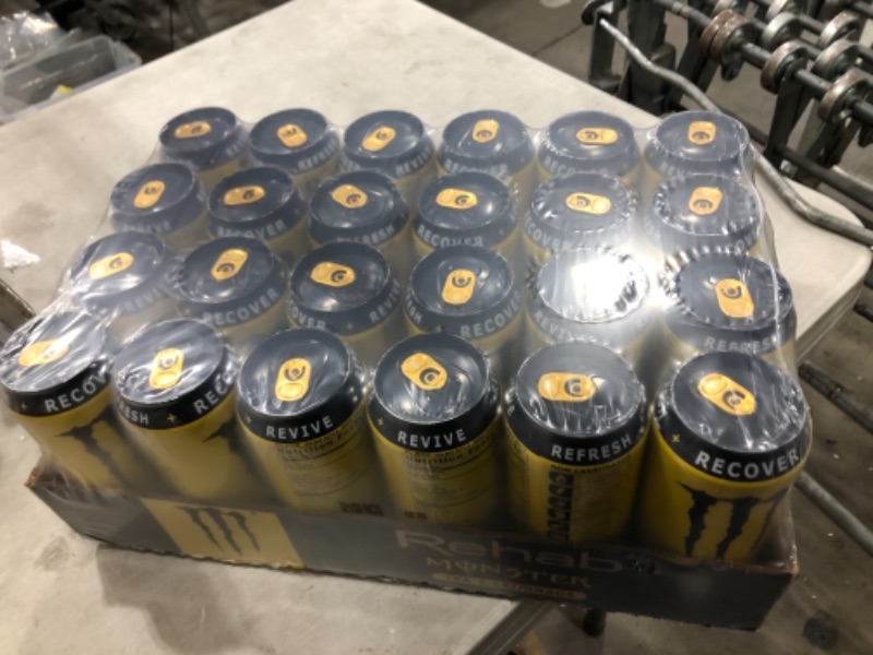 Photo 2 of (24 Cans) Monster Rehab Lemonade