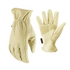 Photo 1 of 4 PACKS  2 PAIRS EACH OF FIRM GRIP Large Grain Pigskin Leather Work Gloves-5123-06 - 