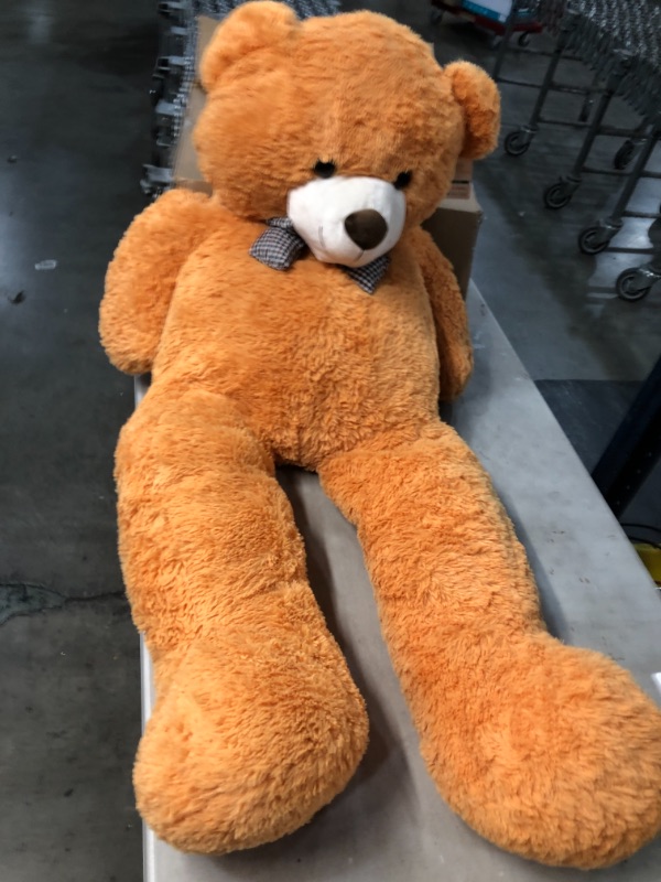 Photo 1 of MorisMos Giant Teddy Bear Stuffed Animals Plush Toy for Girlfriend Kids Christmas Valentine's Day Birthday 47 Inches