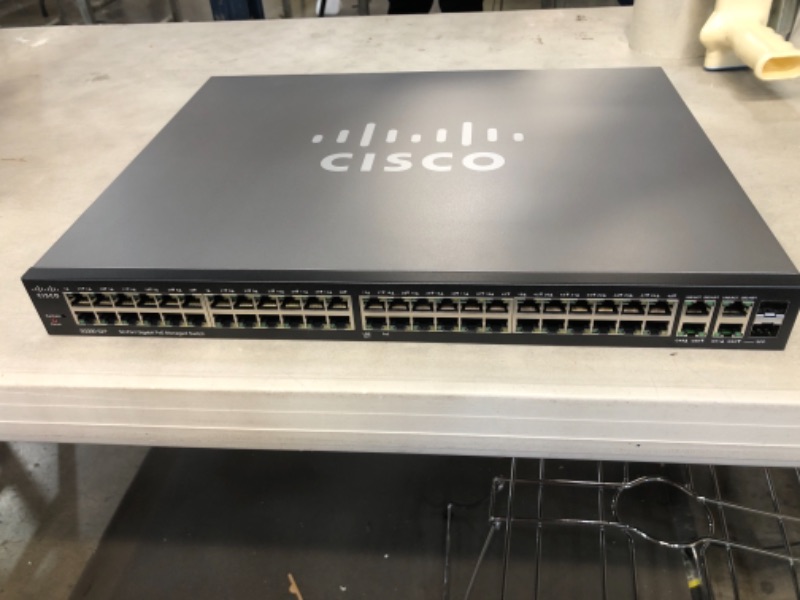 Photo 7 of Cisco SG300-52P-K9-NA SG300 52 Port Gigabit PoE

NOT FUNCTIONAL 