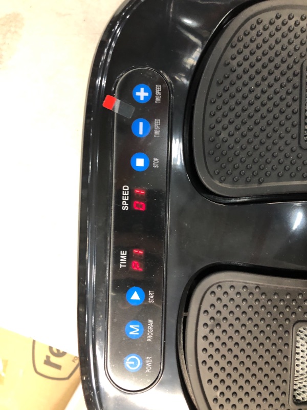 Photo 1 of LEJIEYIN
Vibration Feet Massager Electric Massager Legs Adjustable Vibration Speed Foot Rotating Foot and Leg Massager Platform with Rotating Acupressure Heads Multi Setting SPA with Remote Control (Black)