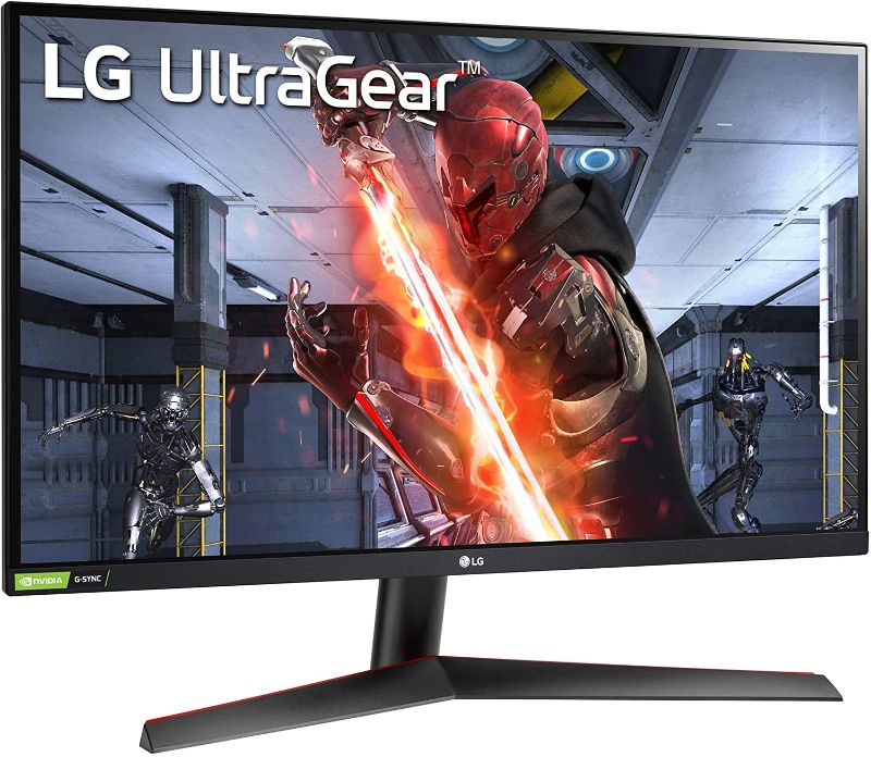 Photo 1 of **MISSING SCREWS TO ATTACH LETGS TO SCREEN**
LG 27GN800-B Ultragear Gaming Monitor 27" QHD (2560 x 1440) IPS Display, IPS 1ms (GtG) Response Time, 144Hz Refresh Rate, NVIDIA G-SYNC Compatible, AMD FreeSync Premium - Black
