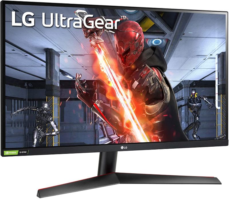 Photo 1 of **SCREEN HAS 3" WIDE VERTICAL LINES IN THE CENTER**
LG 27GN800-B Ultragear Gaming Monitor 27" QHD (2560 x 1440) IPS Display, IPS 1ms (GtG) Response Time, 144Hz Refresh Rate, NVIDIA G-SYNC Compatible, AMD FreeSync Premium - Black
