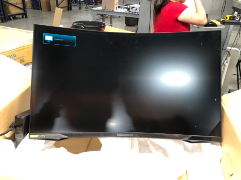 Photo 3 of **MISSING SCREWS**
SAMSUNG Odyssey G7 Series 32-Inch WQHD (2560x1440) Gaming Monitor, 240Hz, Curved, 1ms, HDMI, G-Sync, FreeSync Premium Pro (LC32G75TQSNXZA)
