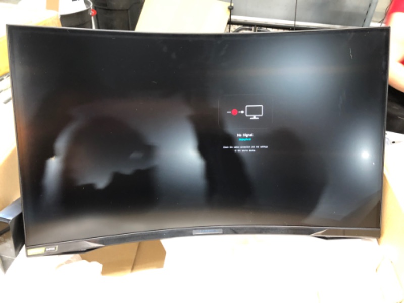 Photo 2 of **MISSING SCREWS**
SAMSUNG Odyssey G7 Series 32-Inch WQHD (2560x1440) Gaming Monitor, 240Hz, Curved, 1ms, HDMI, G-Sync, FreeSync Premium Pro (LC32G75TQSNXZA)
