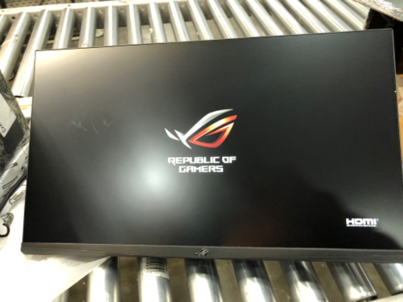 Photo 4 of **MISSING HARDWARE TO ATTACH SCREEN TO BASE**
ASUS ROG Swift 360Hz PG259QN 24.5” HDR Gaming Monitor, 1080P Full HD, Fast IPS, 1ms, G-SYNC, ULMB, Eye Care, HDMI DisplayPort USB, Ergonomic Design, VESA Wall Mountable, HDR10, World’s First 360Hz
