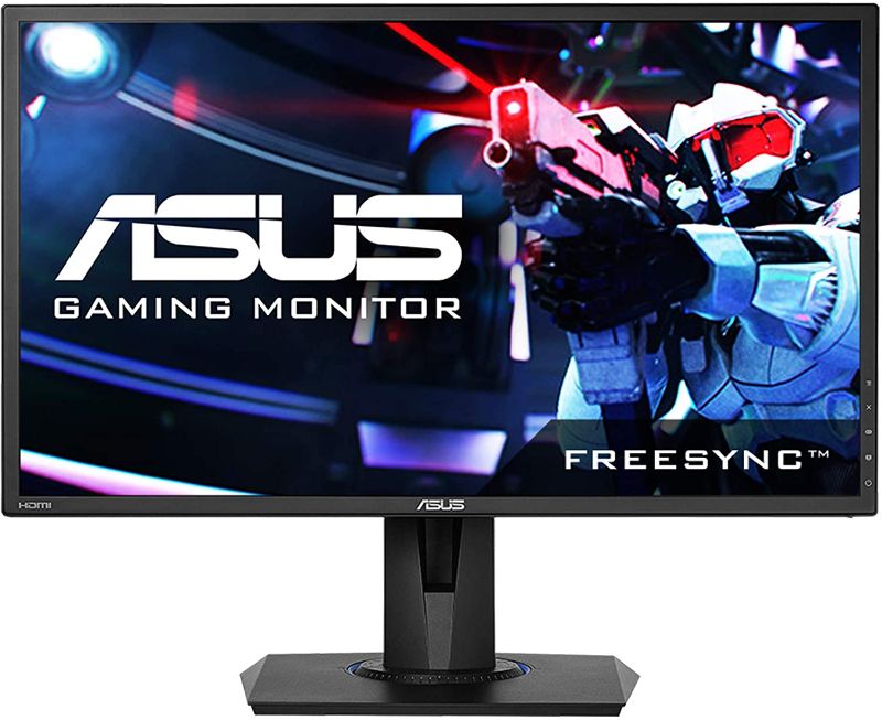 Photo 1 of **MISSING SCREWS TO ATTACH BASE TO SCREEN**
ASUS VG245H 24 inchFull HD 1080p 1ms Dual HDMI Eye Care Console Gaming Monitor with FreeSync/Adaptive Sync, Black, 24-inch
