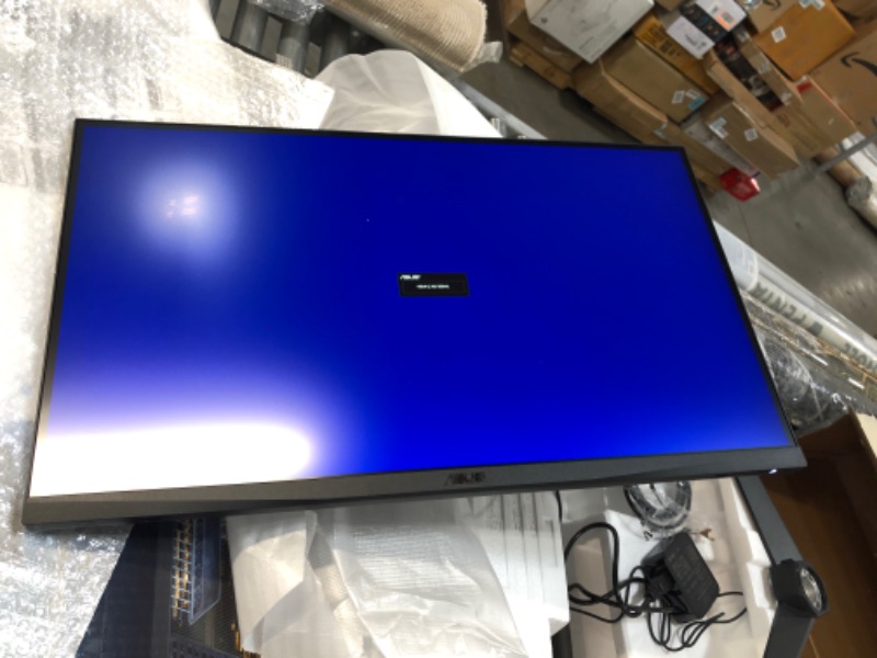 Photo 4 of **MISSING SCREWS TO ATTACH BASE**
ASUS TUF Gaming 27" 2K Monitor (VG27AQL1A) - WQHD (2560 x 1440), IPS, 170Hz (Supports 144Hz), 1ms, Extreme Low Motion Blur, DisplayHDR, Speaker, G-SYNC Compatible, VESA Mountable, DisplayPort, HDMI
