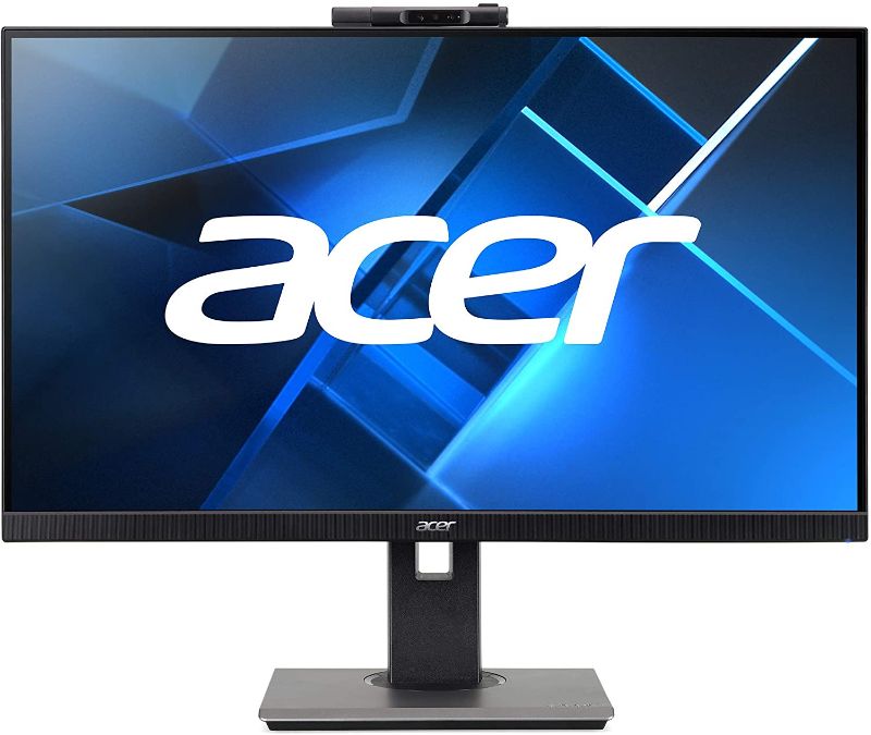 Photo 1 of **MISSING SCREWS TO SECURE SCREEN TO BASE**
Acer B247Y Dbmiprczx 23.8" Full HD (1920 x 1080) IPS Zero-Frame Ergo Stand Professional Adaptive-Sync Monitor, Built-in Full HD Adjustable Webcam with Microphone (Display, HDMI, VGA and USB Ports)
