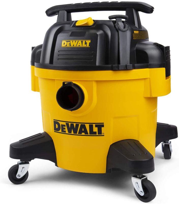 Photo 1 of **MISSING HOSE**
DEWALT DXV06P 6 gallon Poly Wet/Dry Vac, Yellow
