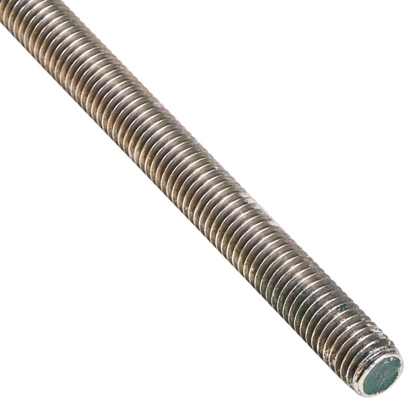 Photo 1 of 316 Stainless Steel Fully Threaded Rod, 1/2"-13 Thread Size, 72" Length, Right Hand Threads
