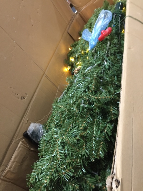 Photo 3 of **MISSING PARTS, SOME LIGHTS DO NOT TURN ON**
National Tree Company Dunhill Fir Artificial Tree, 9 Ft, Dual Colored Lights
