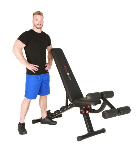 Photo 1 of **INCOMPLETE**
Fitness Reality 2000 Super Max Extra Large Adjustable Utility FID Weight Bench with Detachable Leg Lock-Down

