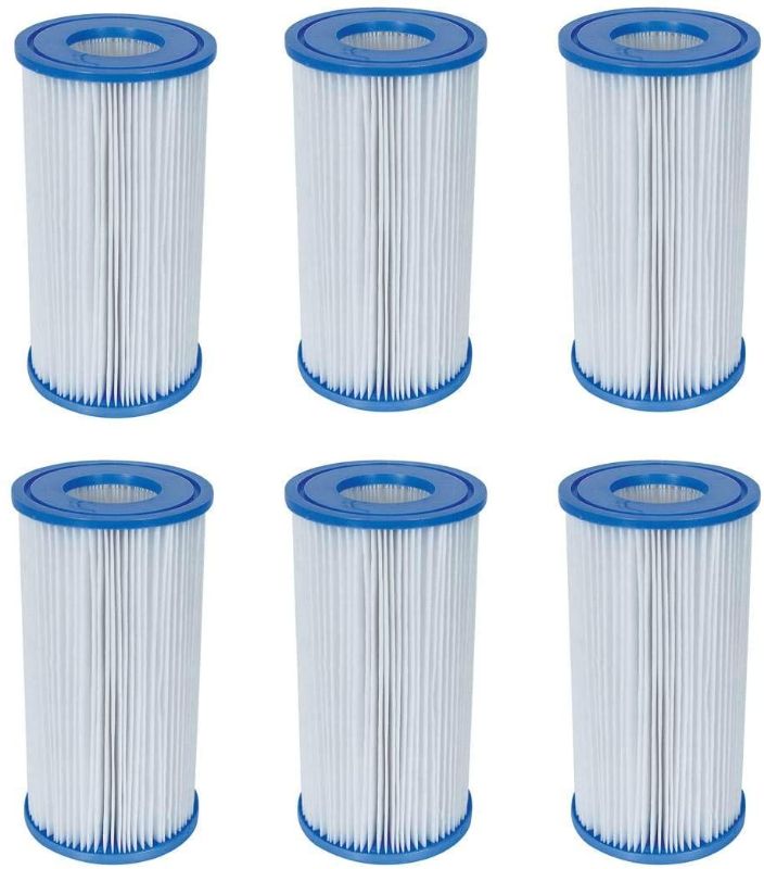 Photo 1 of **INCOMPLETE**Bestway Swimming Pool Filter Pump Replacement Cartridge Type III 58012 (6 Pack)
