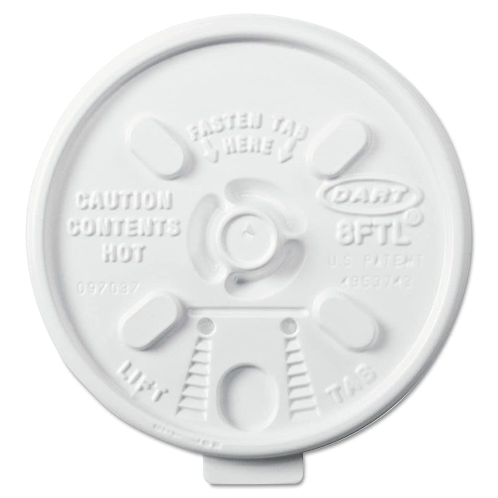 Photo 1 of 1000 CT Dart - Lift N' Lock Plastic Hot Cup Lids