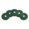 Photo 1 of 16" Green Heavy Duty Deep Scrubbing Floor Pads - Case of 5
