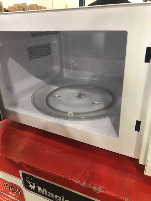 Photo 1 of 1.1 cu. ft. Countertop Microwave in White