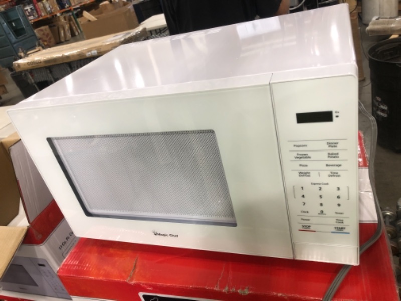 Photo 2 of 1.1 cu. ft. Countertop Microwave in White