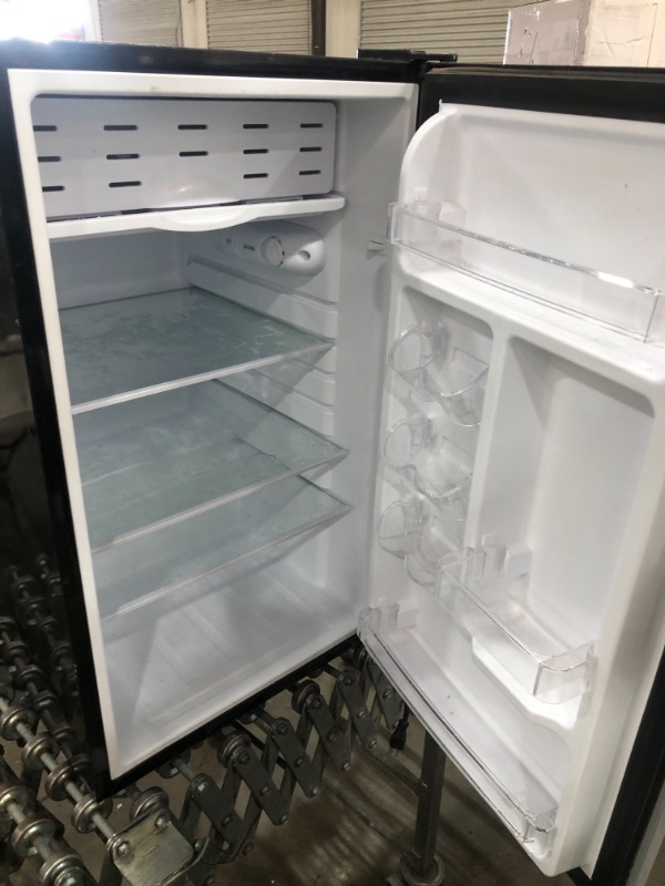 Photo 4 of 4.4 cu. ft. Mini Fridge in Stainless Look
