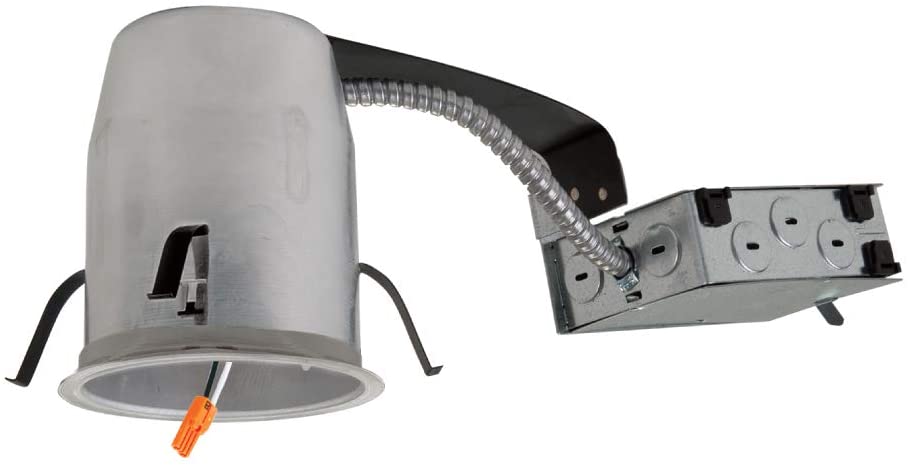 Photo 1 of HALO H995RICAT, 4" LED Remodel Housing IC Air-Tite Shallow Ceiling 120V Line Voltage
(set of 6 ) 