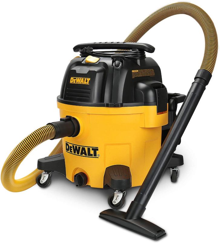 Photo 1 of DEWALT 9 Gallon Wet/Dry VAC Heavy-Duty Shop Vacuum, Yellow
