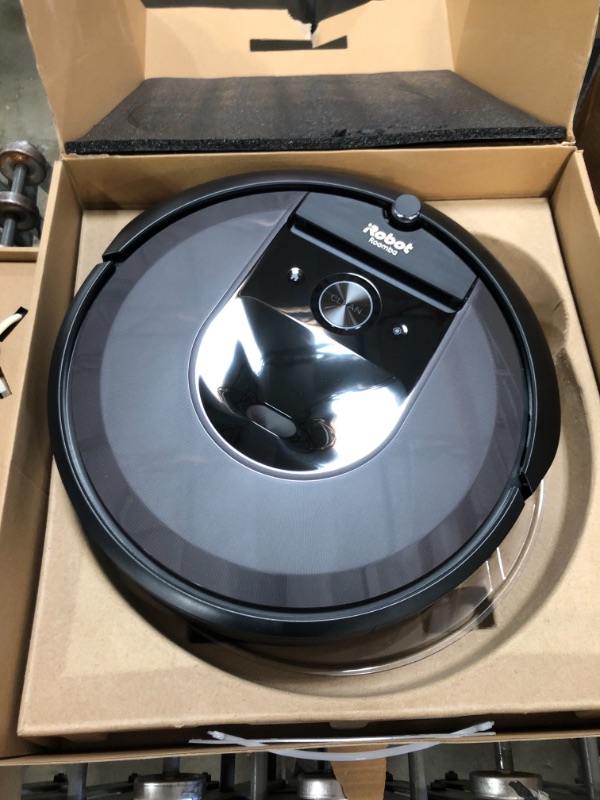 Photo 2 of iRobot Roomba i7+ (7550) Robot Vacuum with Automatic Dirt Disposal - Empties Itself for up to 60 days, Wi-Fi Connected, Smart Mapping, Works with Alexa, Ideal for Pet Hair, Carpets, Hard Floors, Black
