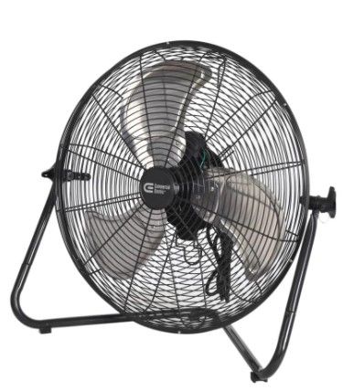 Photo 1 of 20 in. 3-Speed High Velocity Floor Fan
