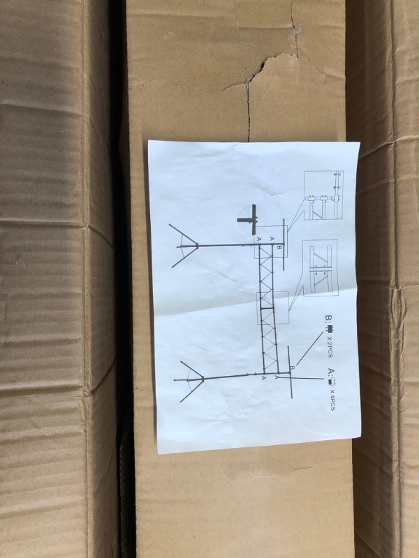 Photo 1 of Mr Dj 10 Feet Portable DJ Lighting Truss Stand Trussing System with Dual Tripod Stand and T-bar for Stage Lighting
