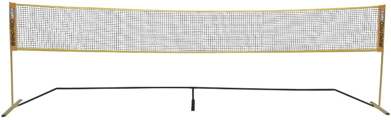 Photo 1 of Champion Sports Adjustable Racquet Sport Net: Portable Racket Sport Game Net for Volleyball, Tennis, Pickleball, and Badminton - Multiple Widths
