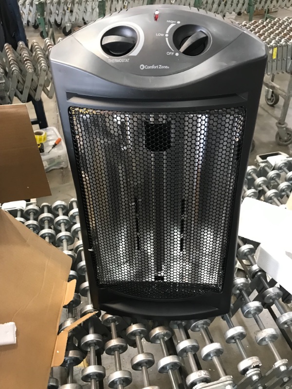 Photo 2 of Comfort Zone
1500-Watt Electric Quartz Infrared Radiant Tower Heater Space Heater