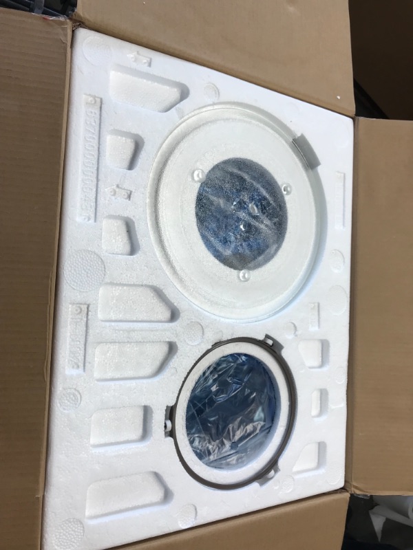 Photo 1 of Magic Chef
0.9 cu. ft. Countertop Microwave in Stainless Steel with Gray Cavity
