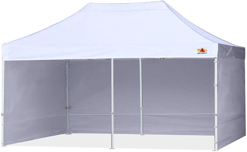 Photo 1 of ***MISSING ROOF***ABCCANOPY Ez Pop Up Canopy Tent with Sidewalls 10X20 Commercial -Series,White