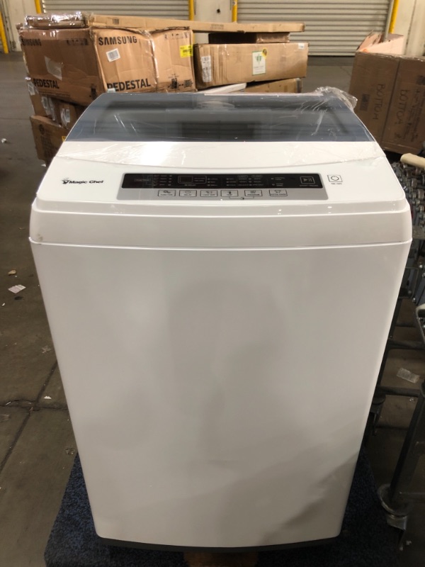 Photo 2 of 2POINT0 cu. ft. Compact Portable Top Load Washer in White
